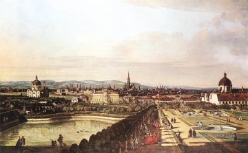 Vue De Vienne Du Belvedere Urbain Bernardo Bellotto Peinture à l'huile